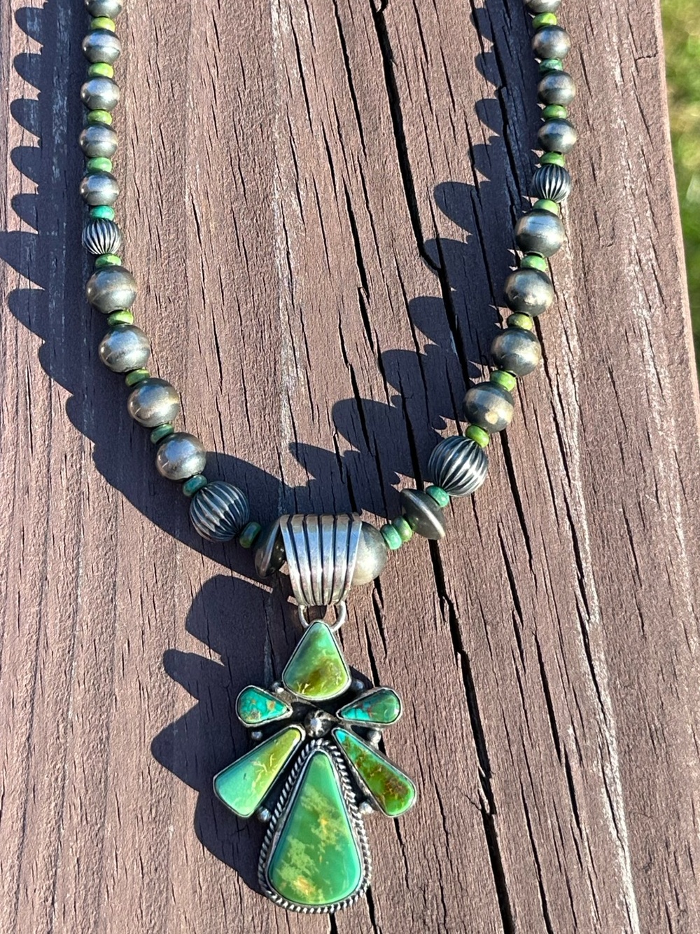 LaRose Ganadonegro Royston Turquoise Necklace - Picture 3 of 10